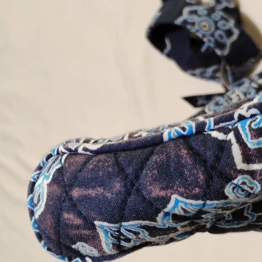 Vera Bradley Blue Bandana Hipster Crossbody Bag - Picture 6 of 8